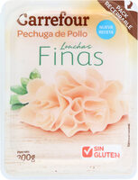 Pechuga de pollo finas lonchas
