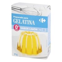 Preparado postre gelatina limón sin azúcar