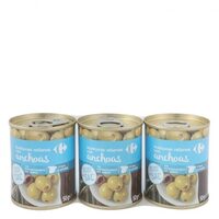 Aceituna manzanilla anchoa sal -35% s/pote
