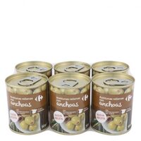Aceituna manzanilla anchoa s/pote