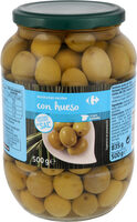Aceitunas Manzanilla Verde Baja Sal
