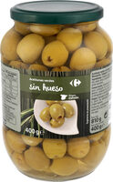 Aceitunas verdes sin hueso