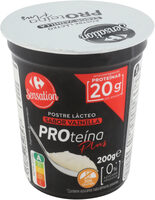 Postre 0% azúcares añadidos vainilla proteína plus