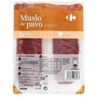 Muslo de pavo curado