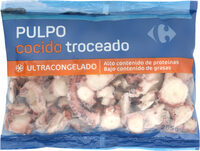 Pulpo cocido troceado ultracongeado