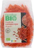 Fusilli De Lentejas Rojas