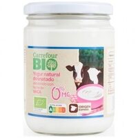 Yogur vaca natural desnatado