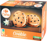 Sandwich Redondo Cookie Carrefour 4 Uds