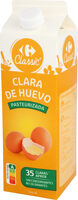 Clara de huevo