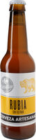 Cerveza rubia sin filtrar botellín