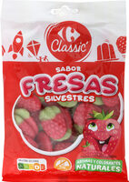 Caramelo de goma fresas silvestre