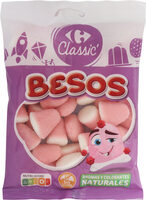 Caramelo de goma besos
