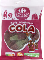 Caramelo de goma botellitas sabor cola