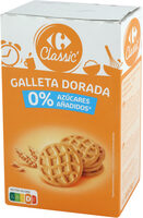 Galleta Dorada 0% Azúcares Añadidos