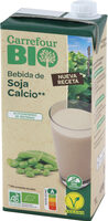 Bebida de soja con calcio