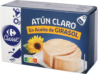 Atún claro en aceite de girasol