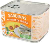 Sardinas en aceite de girasol