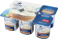 Yogur griego natural azucarado