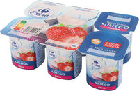 Yogur griego fresa por seis Carrefour