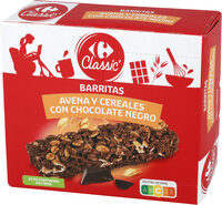 Barritas Avena Y Cereales Con Chocolate Negro