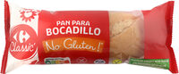 Pan para bocadillo sin gluten