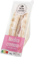 Sandwich nórdico cremoso