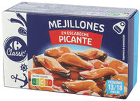 Mejillones en escabeche picante