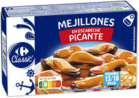 Mejillones en escabeche picante