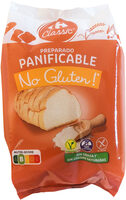 Preparado panificable sin gluten
