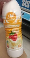 Yogur bebés fresa plátano Carrefour