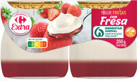 Yogur con fresa
