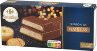 Turrón De Natillas Con Galleta