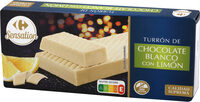 Turrón Chocolate Blanco Con Limon