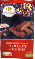Mini Porciones Turrón Chocolate Crujiente