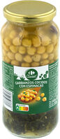 Garbanzos cocidos con espinacas