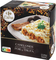 Canelones con Foie y Trufa