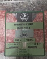 Hamburguesa de cerdo ibérico