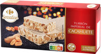 Turrón imperial de cacahuete carrefour sensation