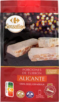 Porciones de Turrón de Alicante