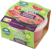 Untable vegetal garbanzos y remolacha
