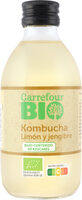 Kombucha limón y jengibre