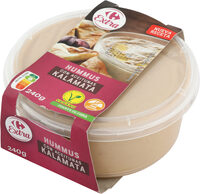 Hummus con aceitunas kalamata