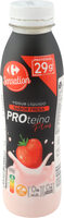 Yogur líquido sabor fresa proteína