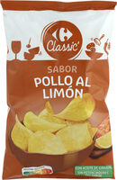 Patatas fritas con sabor a pollo y limón