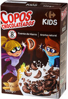 Copos de cereales de chocolate