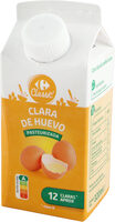 Clara de huevo pasteurizada