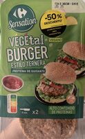 Vegetal burger estilo ternera