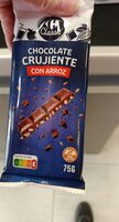 Chocolate crujiente con arroz