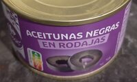 Aceitunas negras en rodajas