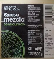 Queso mezcla semicurado